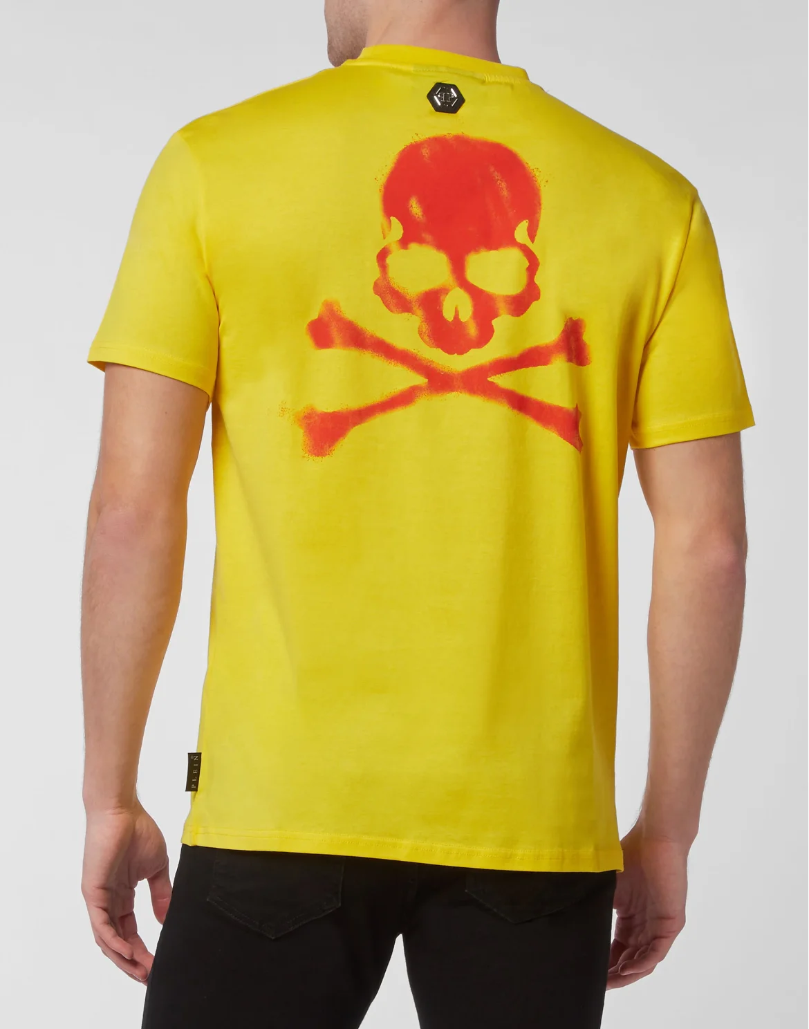 T-shirt Round Neck SS Skull, цвет: Желтый