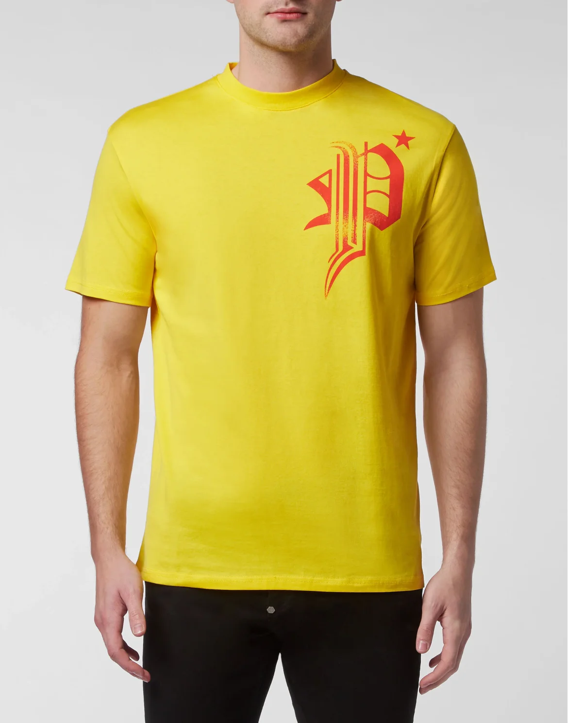 T-shirt Round Neck SS Skull, цвет: Желтый