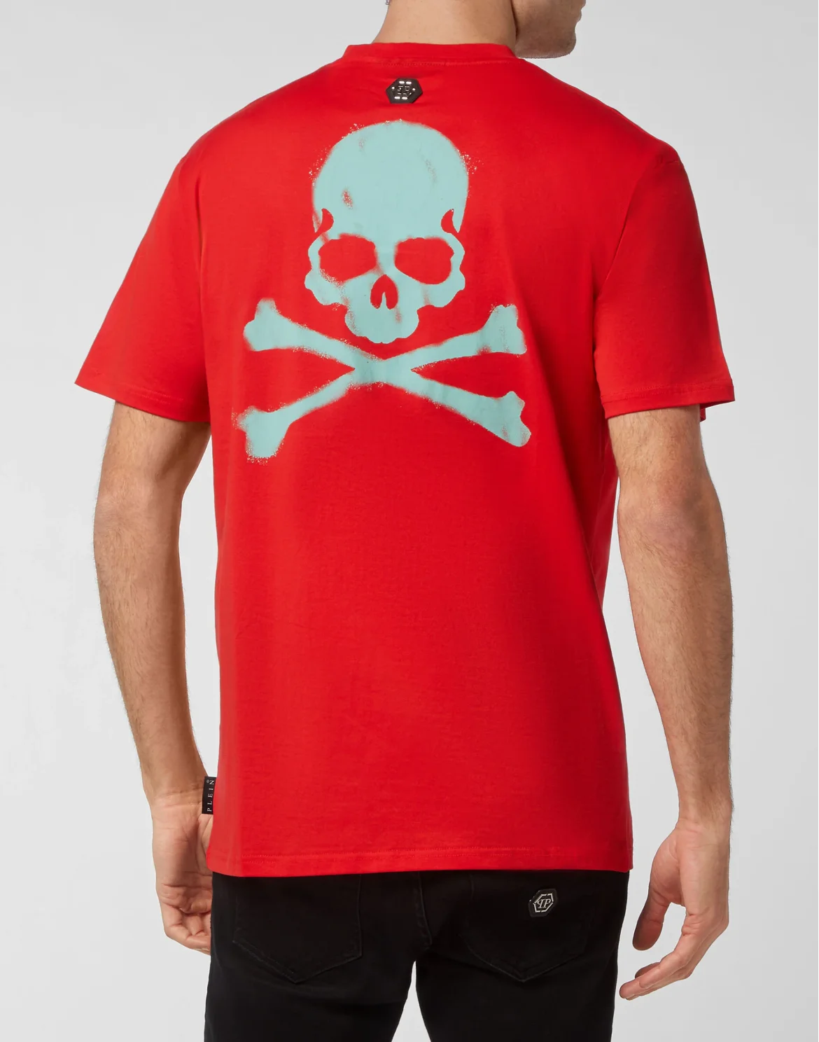 T-shirt Round Neck SS Skull, цвет: Красный