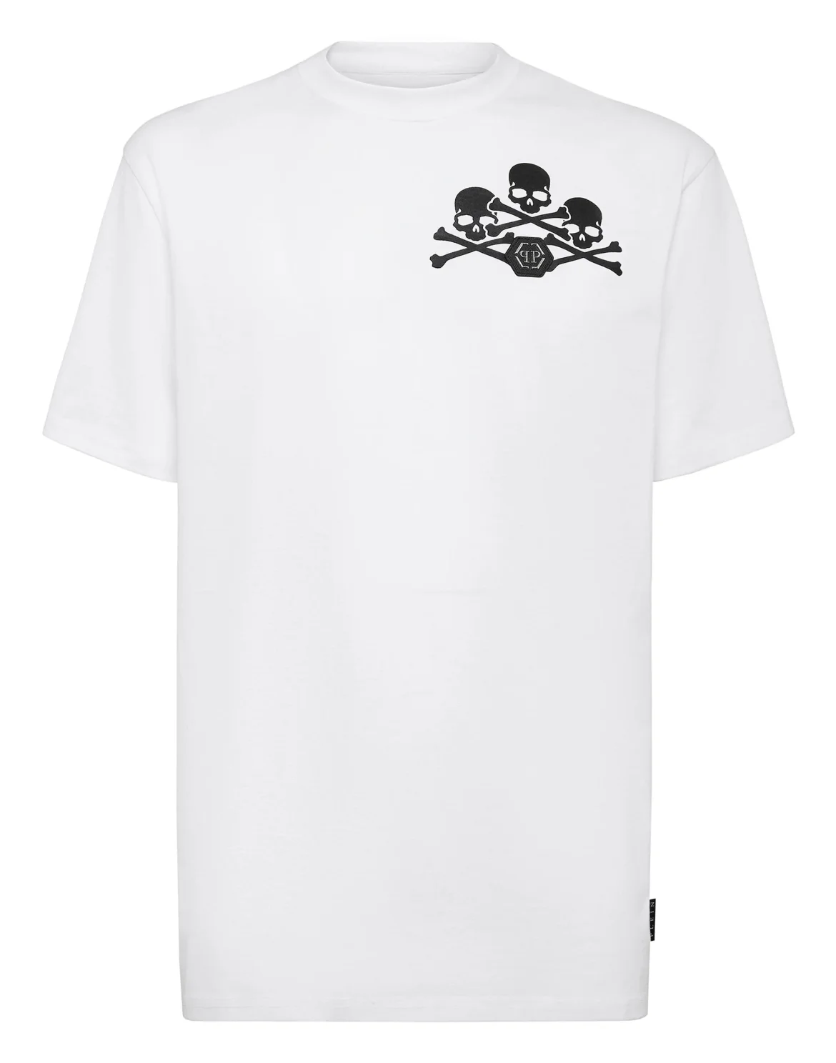 T-shirt Round Neck SS Skull, цвет: Белый