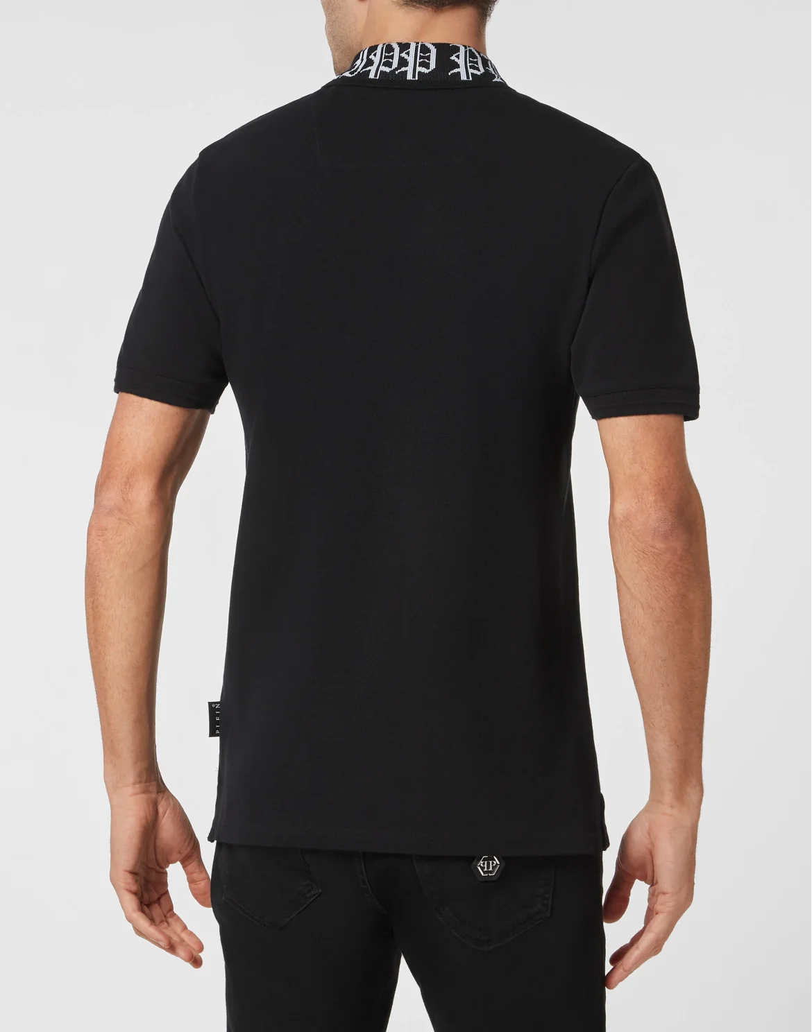 Slim Fit Polo SS Philipp Plein TM, цвет: Черный