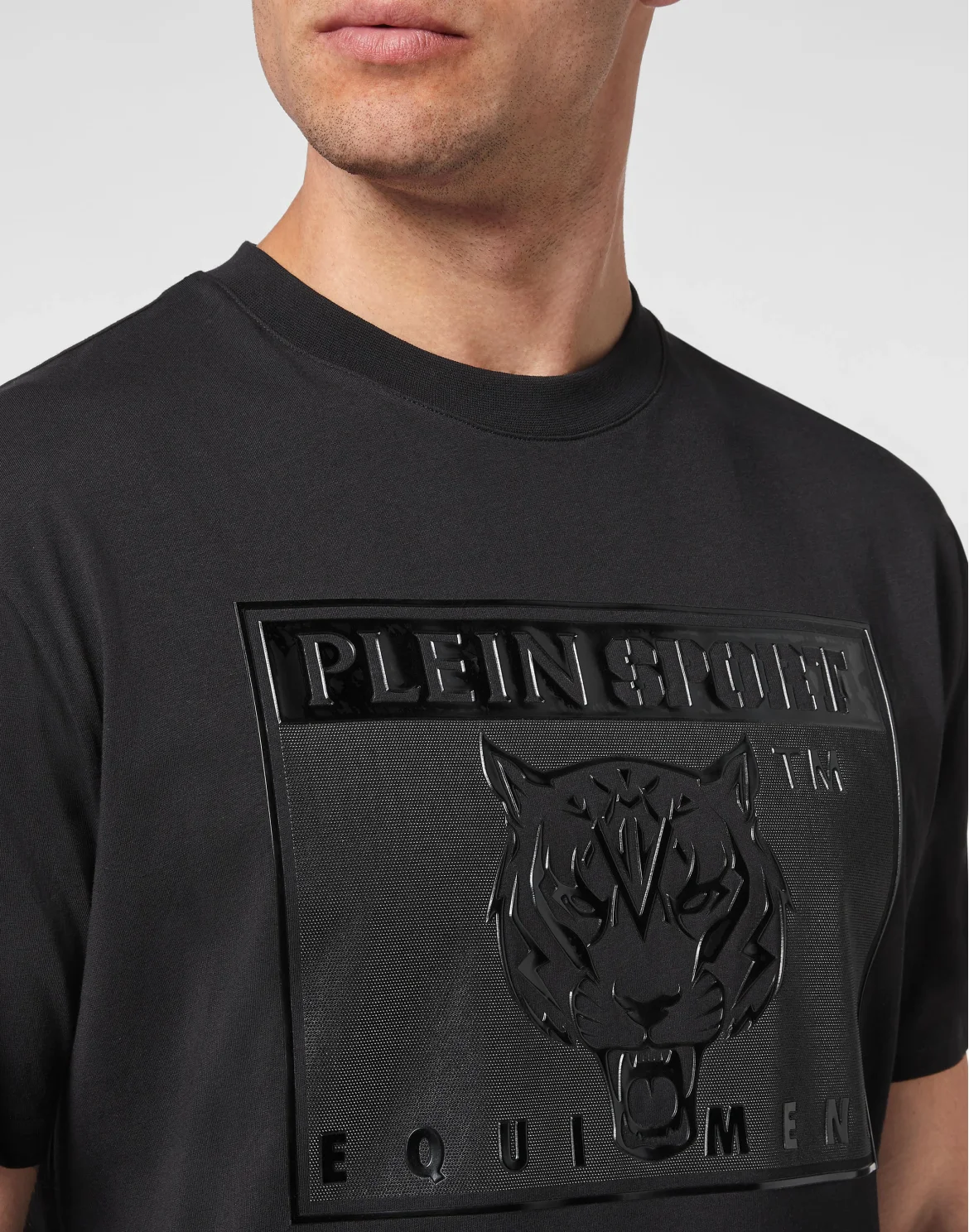 T-shirt Round Neck SS Statement, цвет: Черный