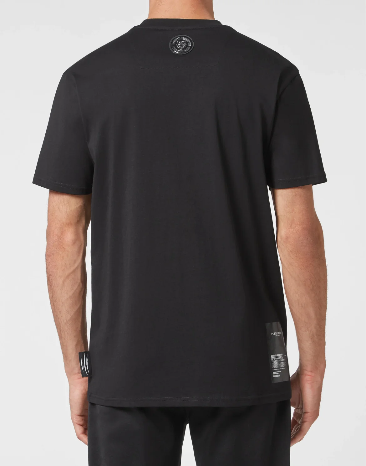 T-shirt Round Neck SS Statement, цвет: Черный