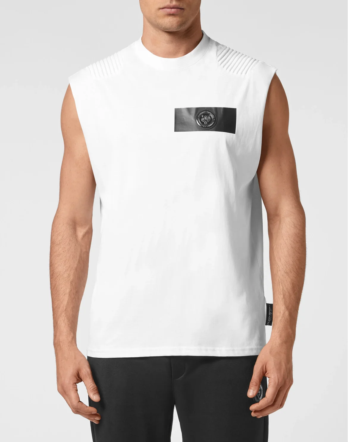 T-shirt Round Neck Sleeveless, цвет: Белый