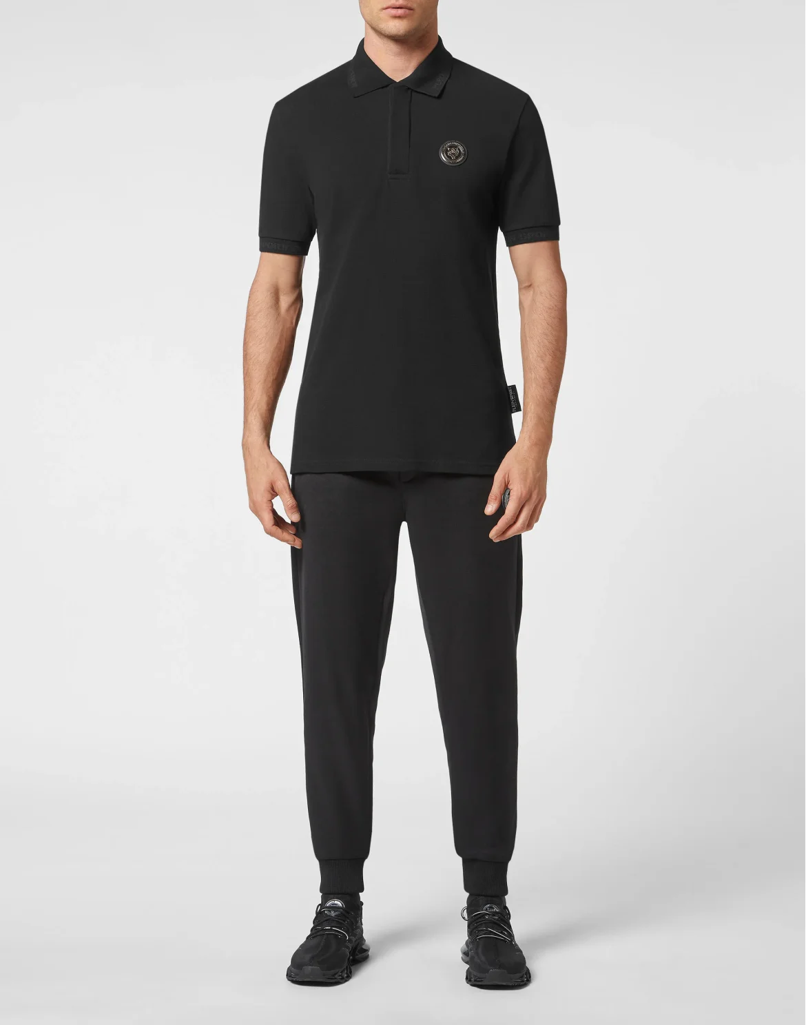 Short Sleeve Polo Statement, цвет: Черный