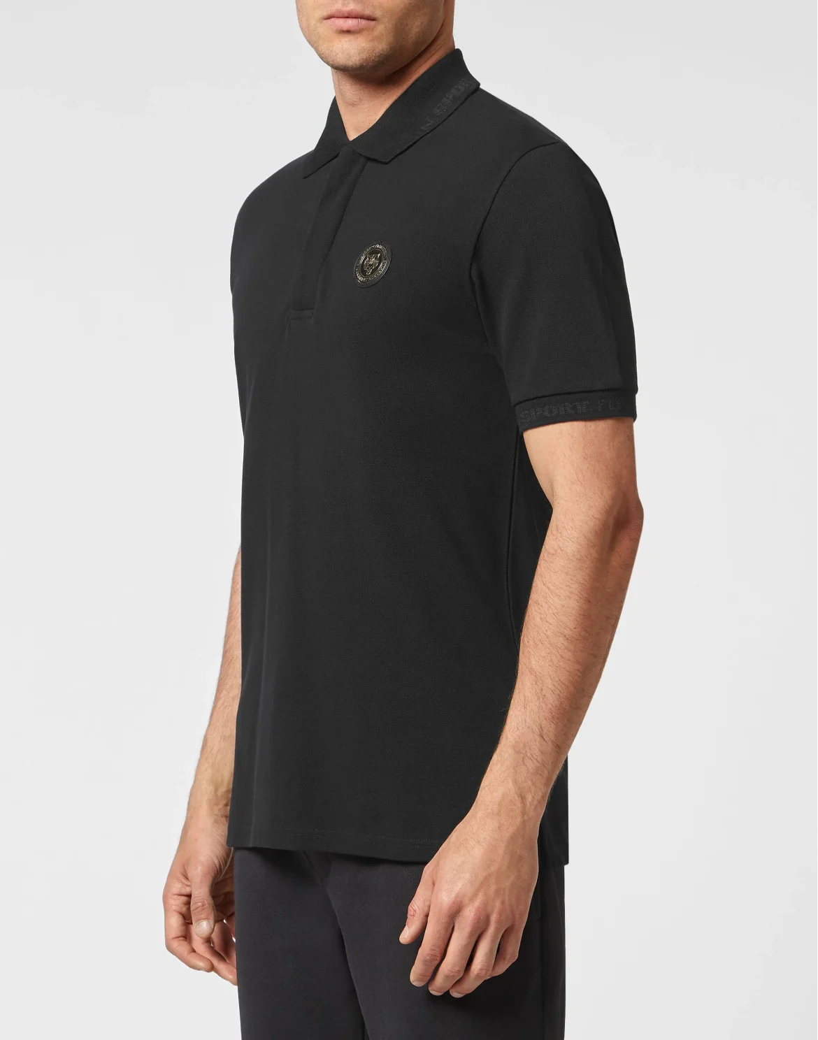Short Sleeve Polo Statement, цвет: Черный