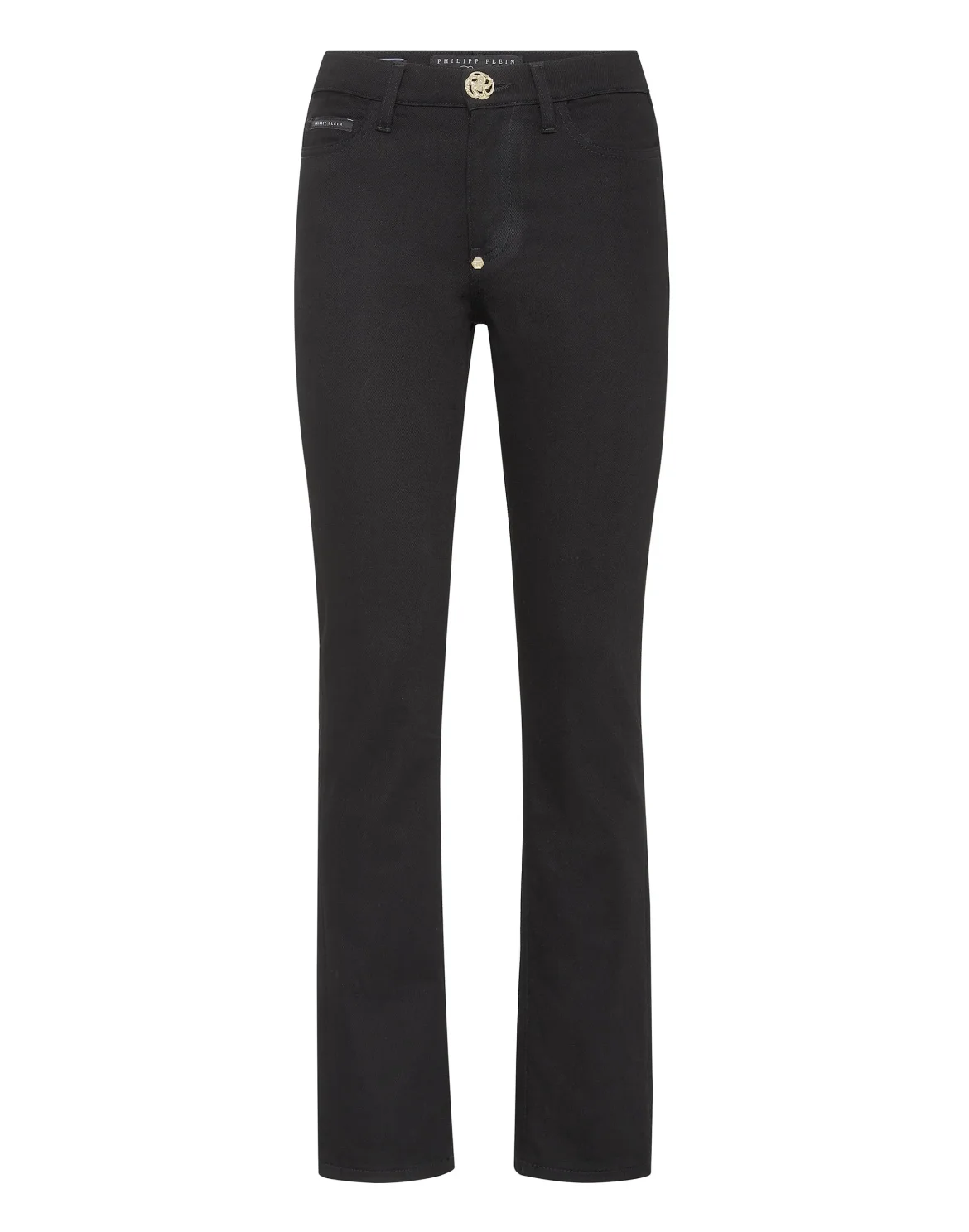 Denim Trousers Regular fit, цвет: Черный