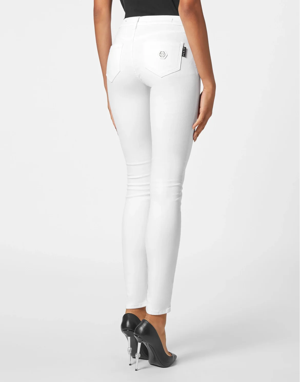 Denim Jeggings, цвет: Белый