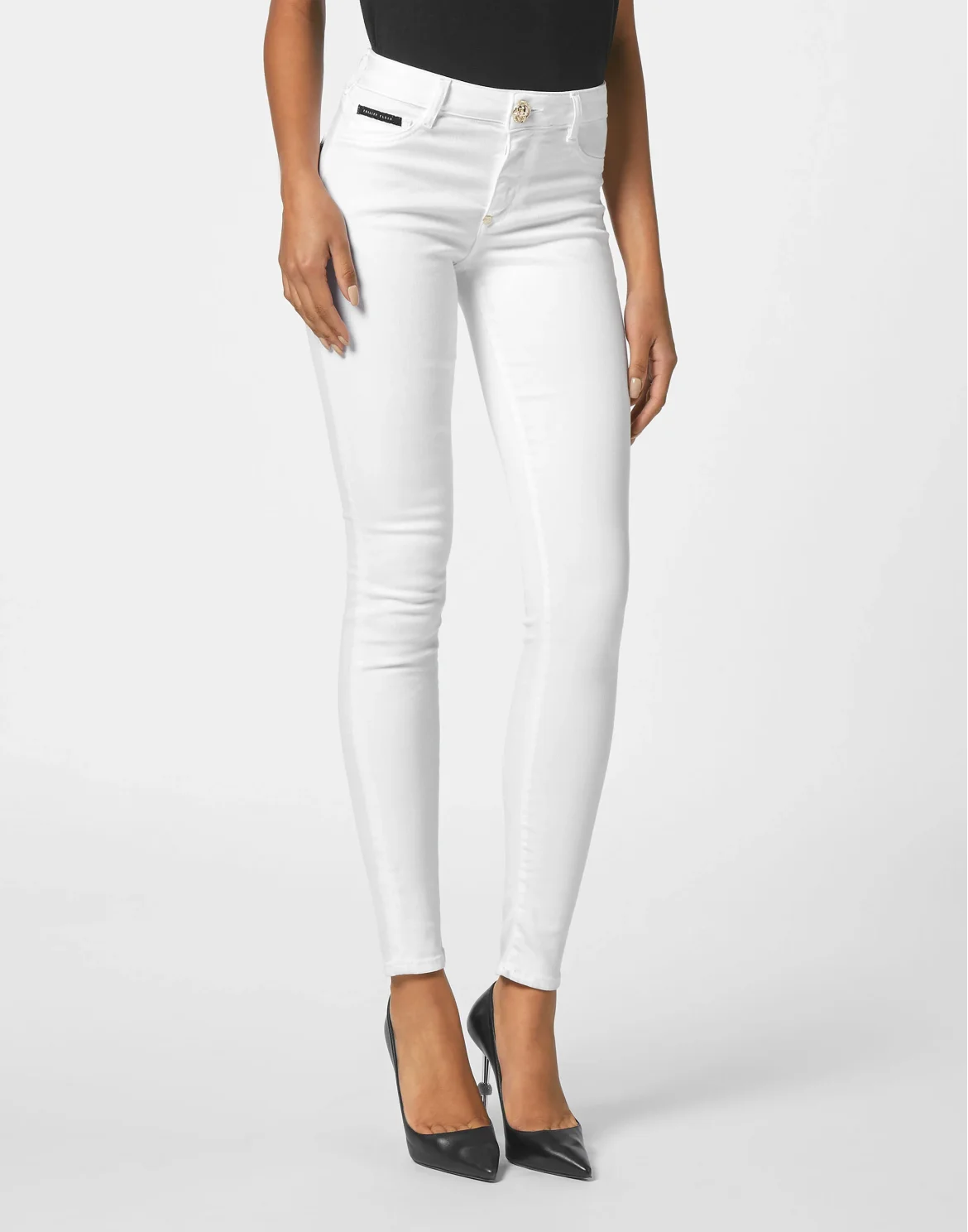 Denim Jeggings, цвет: Белый