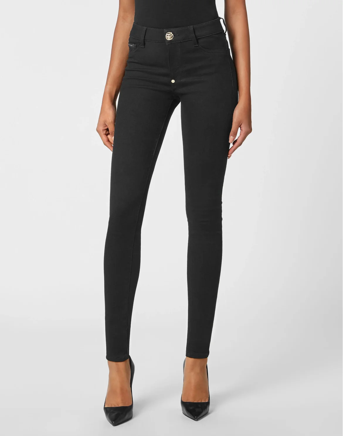 Denim Jeggings, цвет: Черный