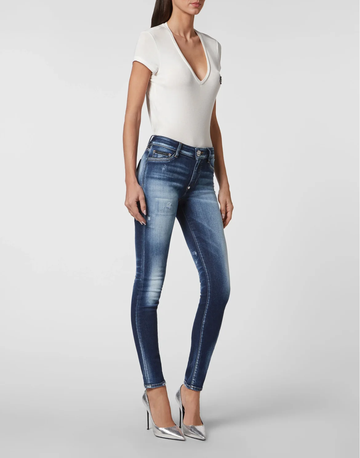 Denim Jeggings, цвет: Синий