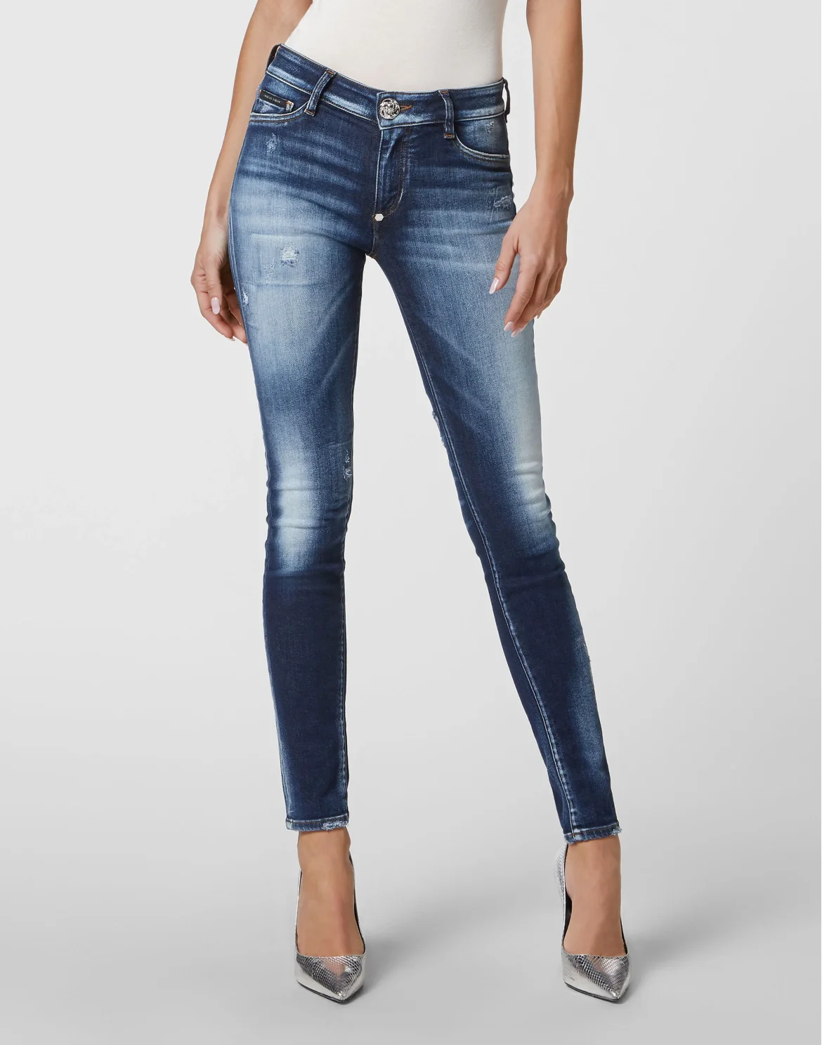 Denim Jeggings, цвет: Синий