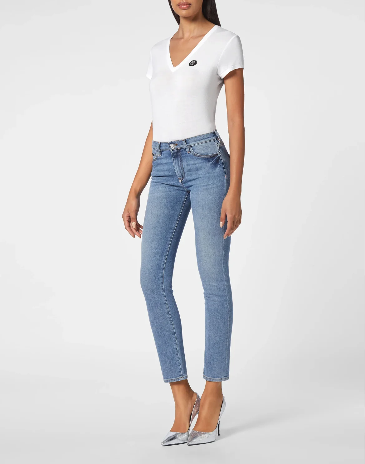 Denim Trousers Regular fit, цвет: Синий