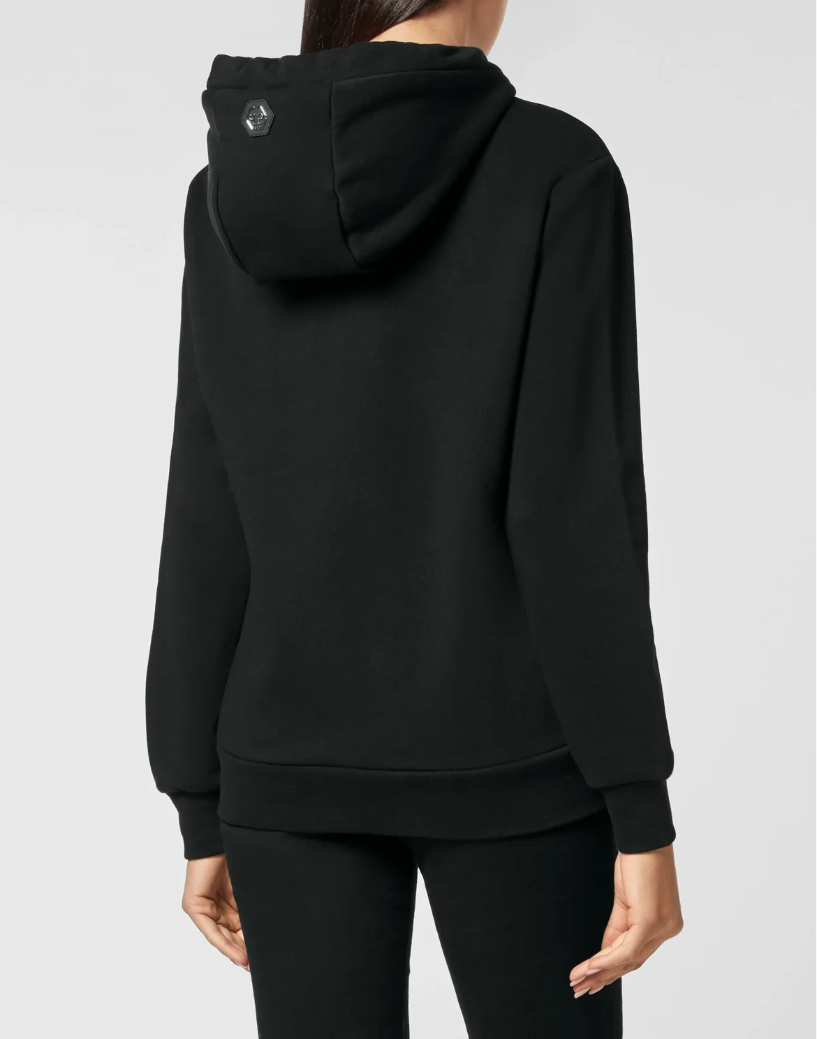 Hoodie Sweatjacket Skull, цвет: Черный