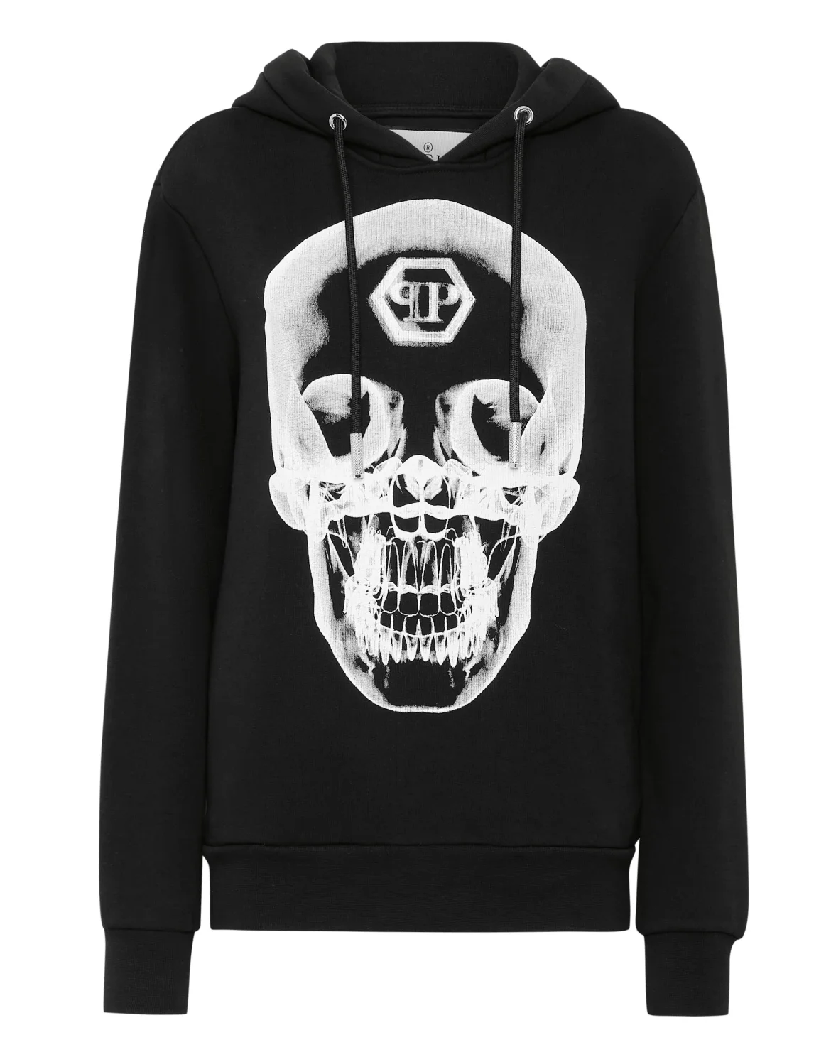 Hoodie Sweatjacket Skull, цвет: Черный