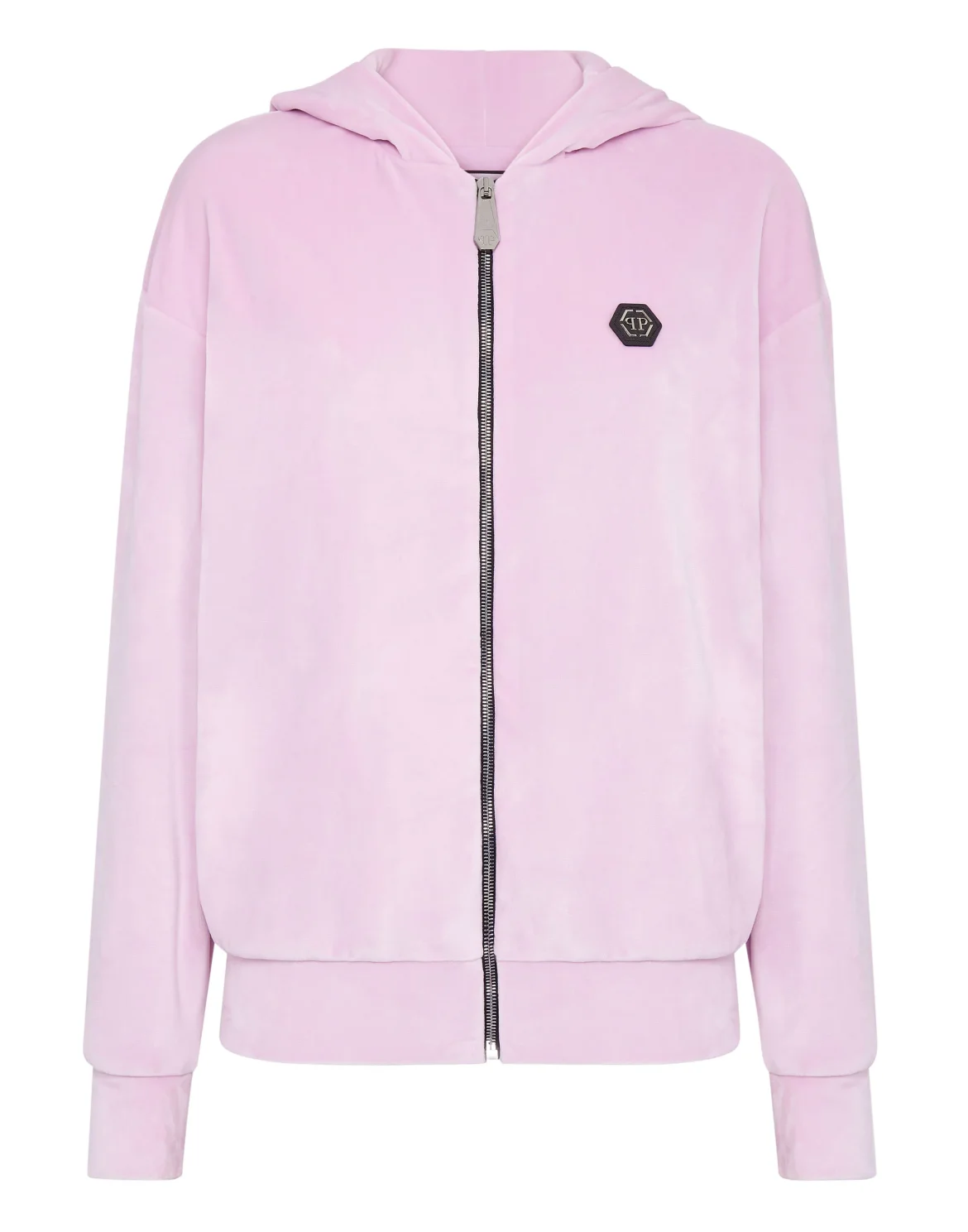 Hoodie Sweatjacket with Crystals, цвет: Розовый