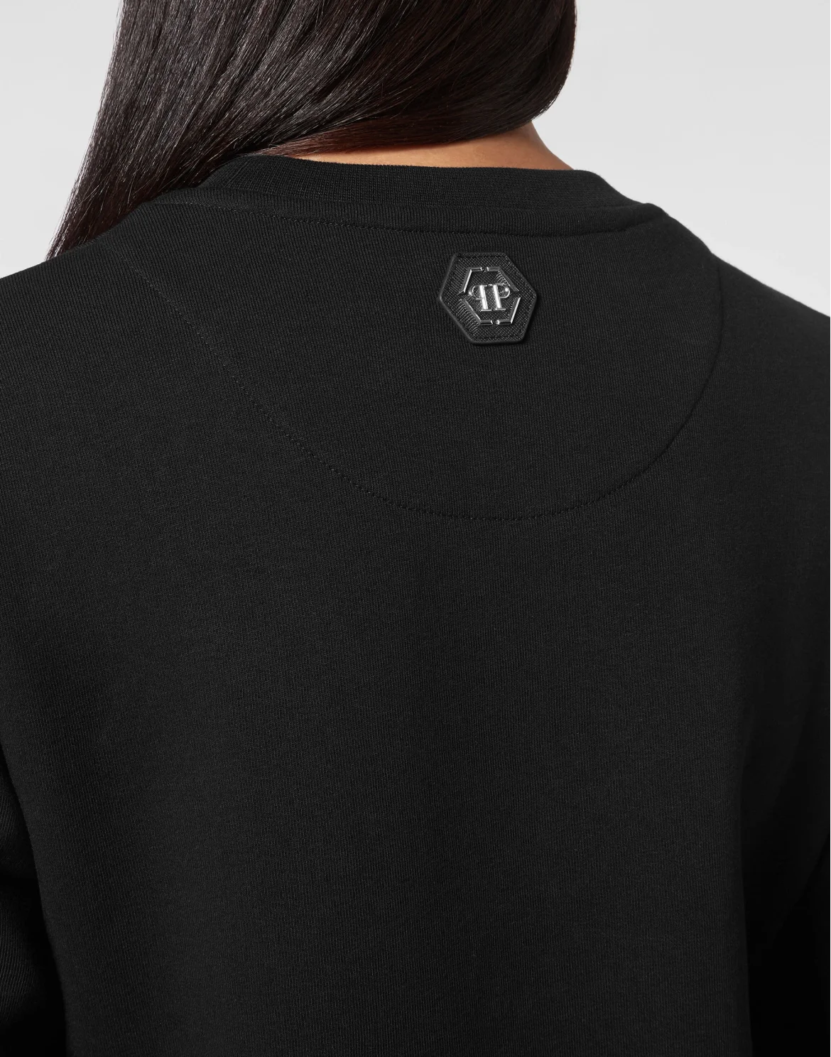 Sweatshirt LS Monogram with Crystals, цвет: Черный