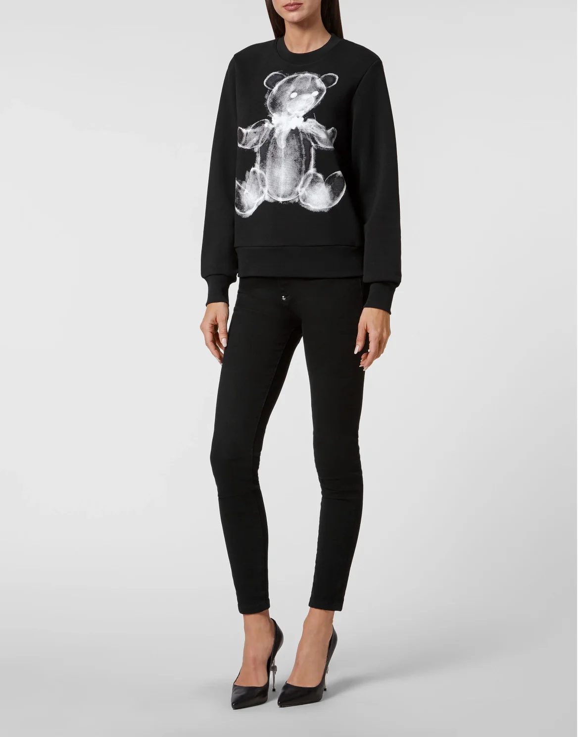 Sweatshirt LS Teddy Bear, цвет: Черный