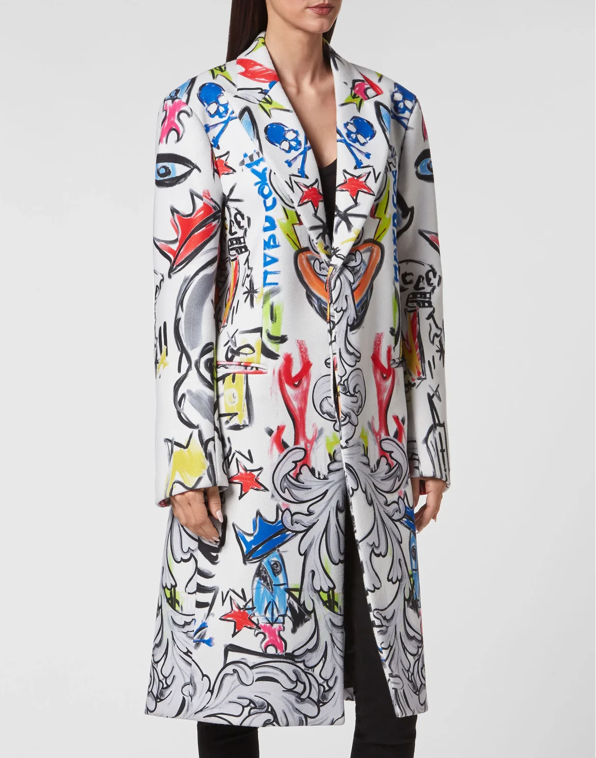 Agnelli Long Coat, цвет: Белый