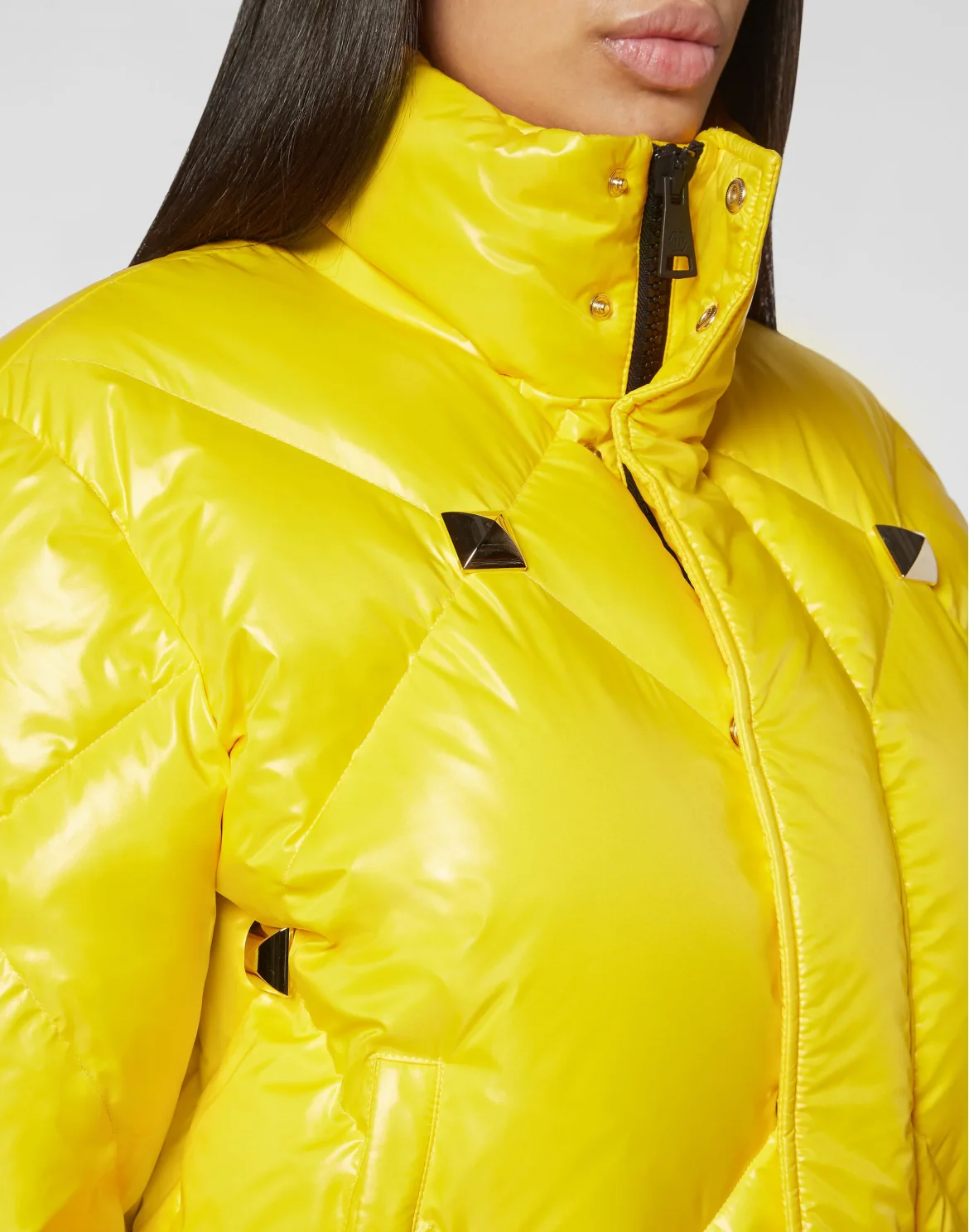 Short Puffer Jacket, цвет: Желтый