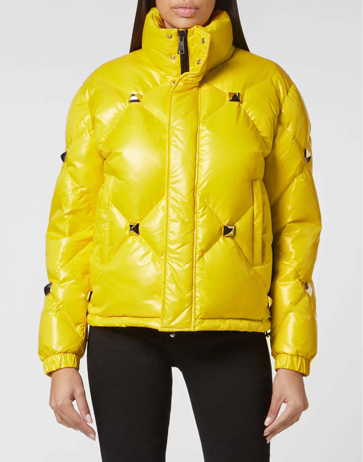 Short Puffer Jacket, цвет: Желтый