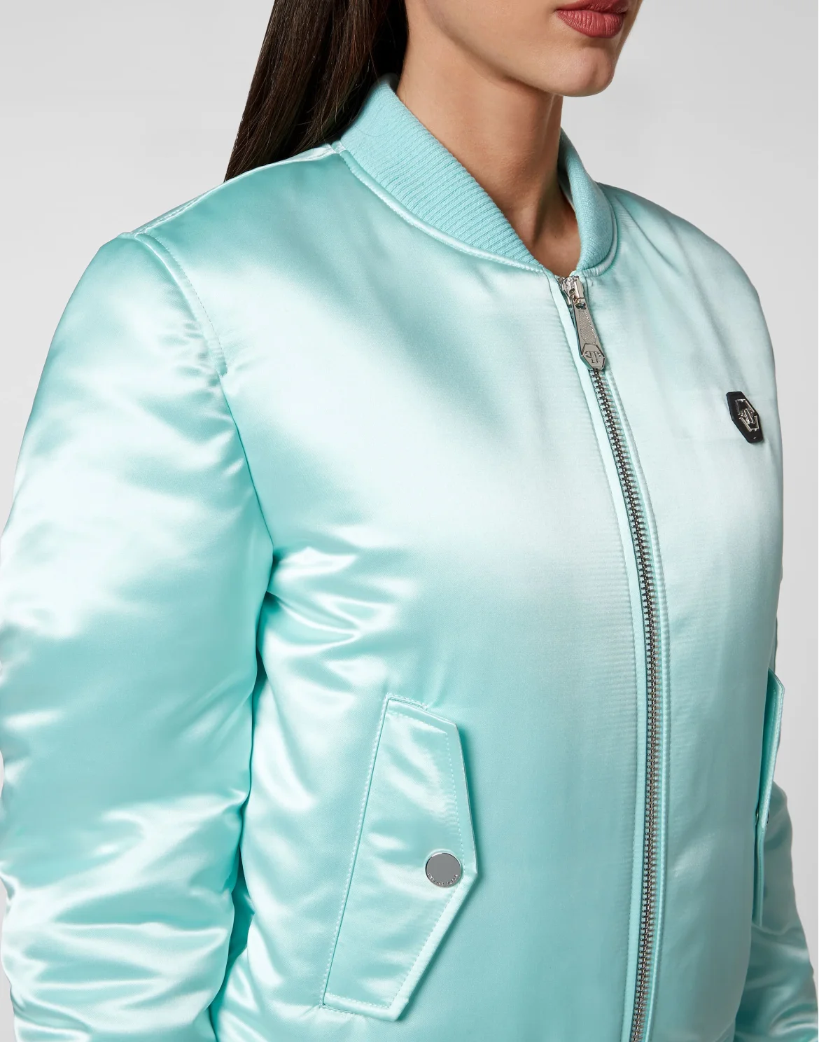 Nylon Bomber Oversize, цвет: Зеленый
