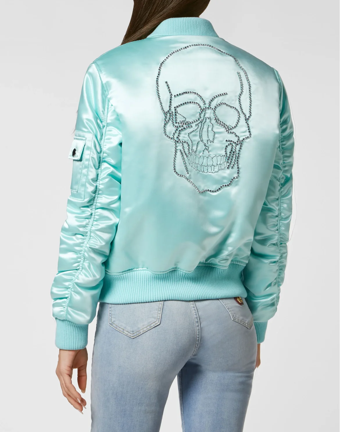 Nylon Bomber Oversize, цвет: Зеленый