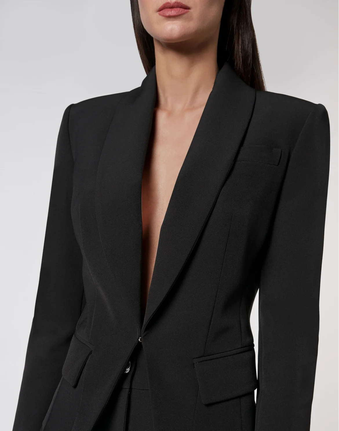 Fitted Blazer, цвет: Черный