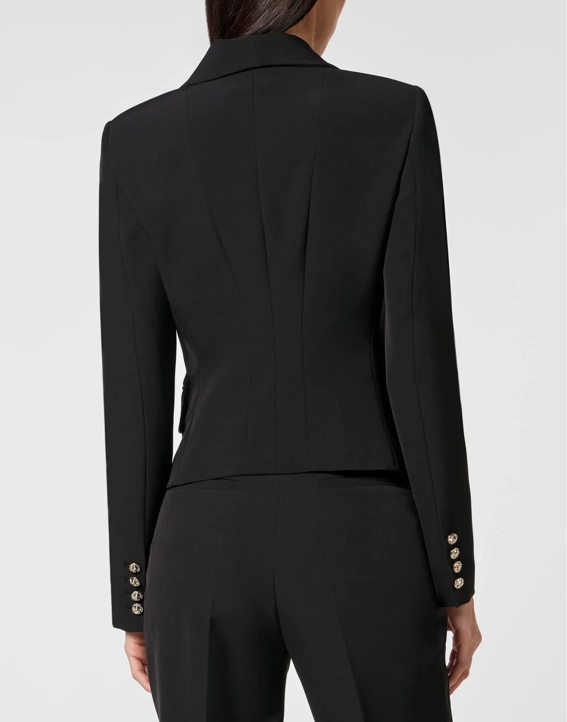 Fitted Blazer, цвет: Черный