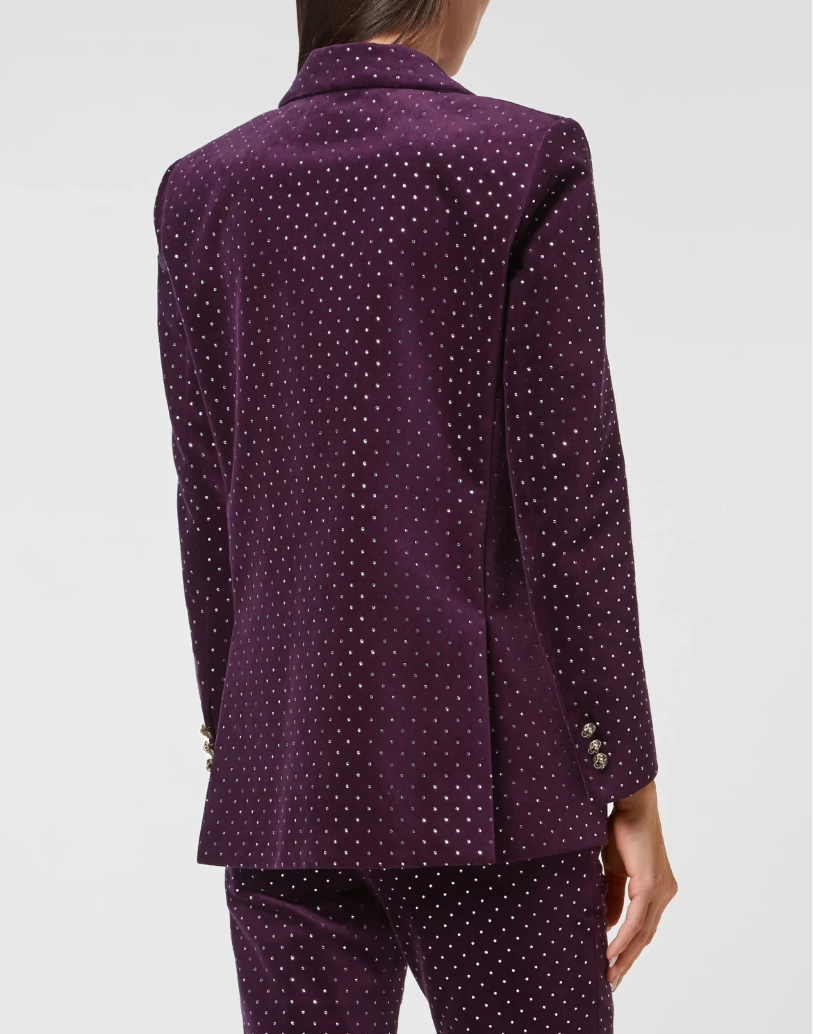 Blazer Man Fit with Crystals, цвет: Фиолетовый