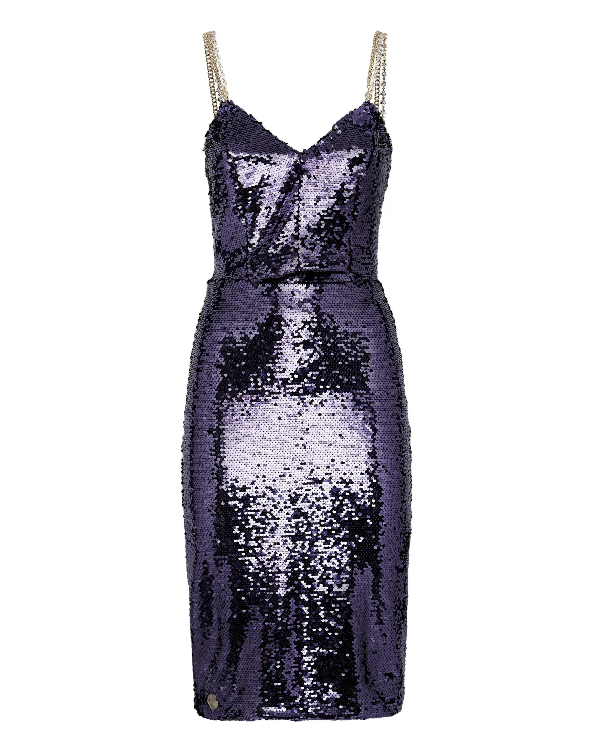 Midi Dress with Crystals, цвет: Розовый