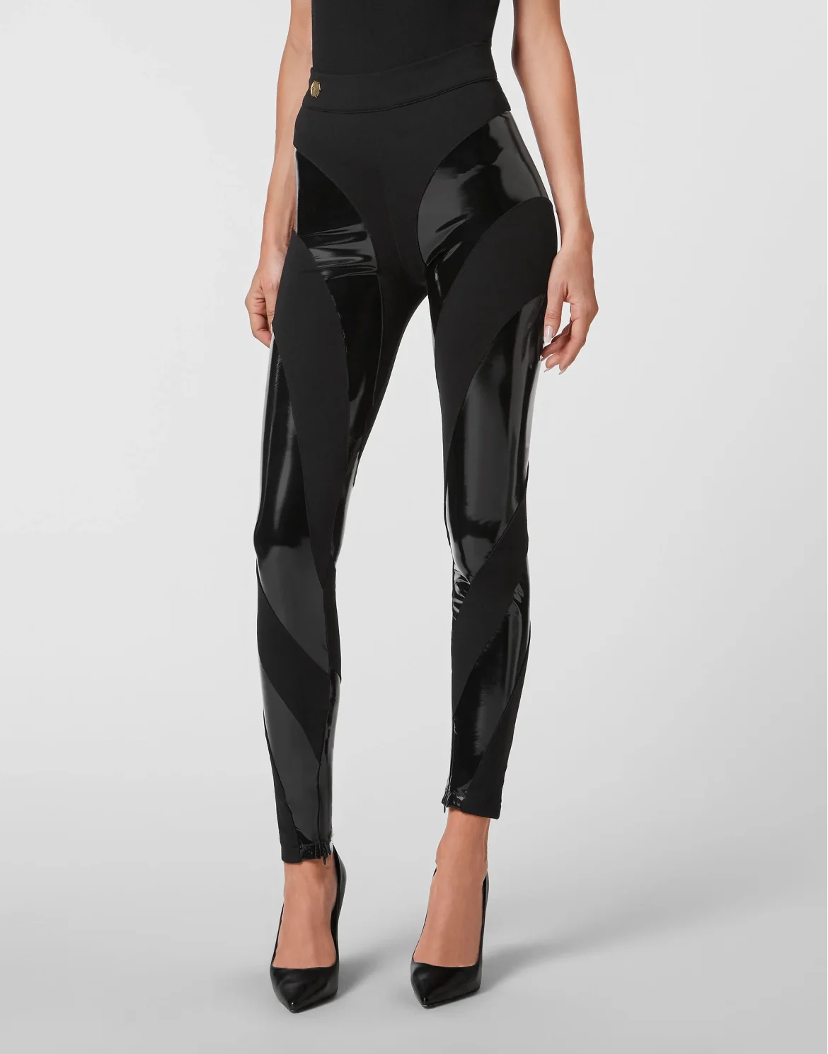 Leggings, цвет: Черный