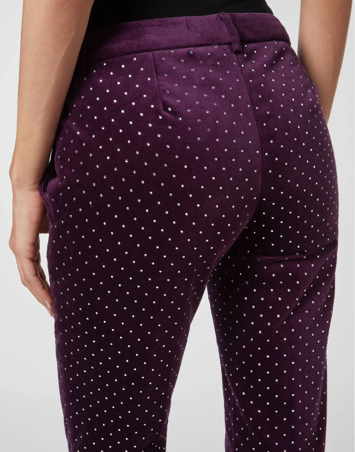 Office Trousers Crystal, цвет: Фиолетовый