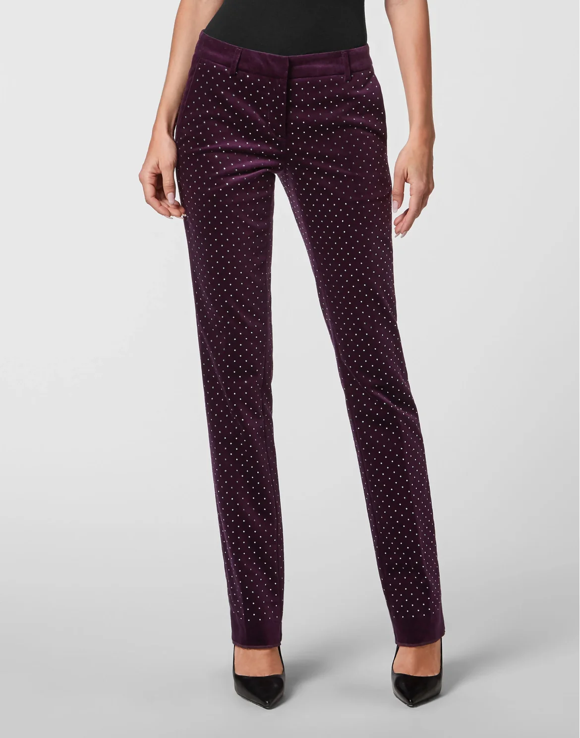 Office Trousers Crystal, цвет: Фиолетовый