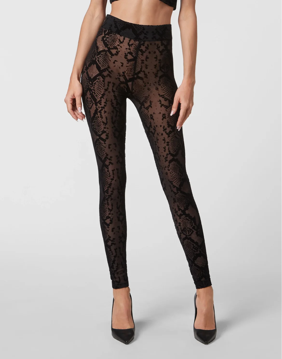 High Waist Leggings, цвет: Черный