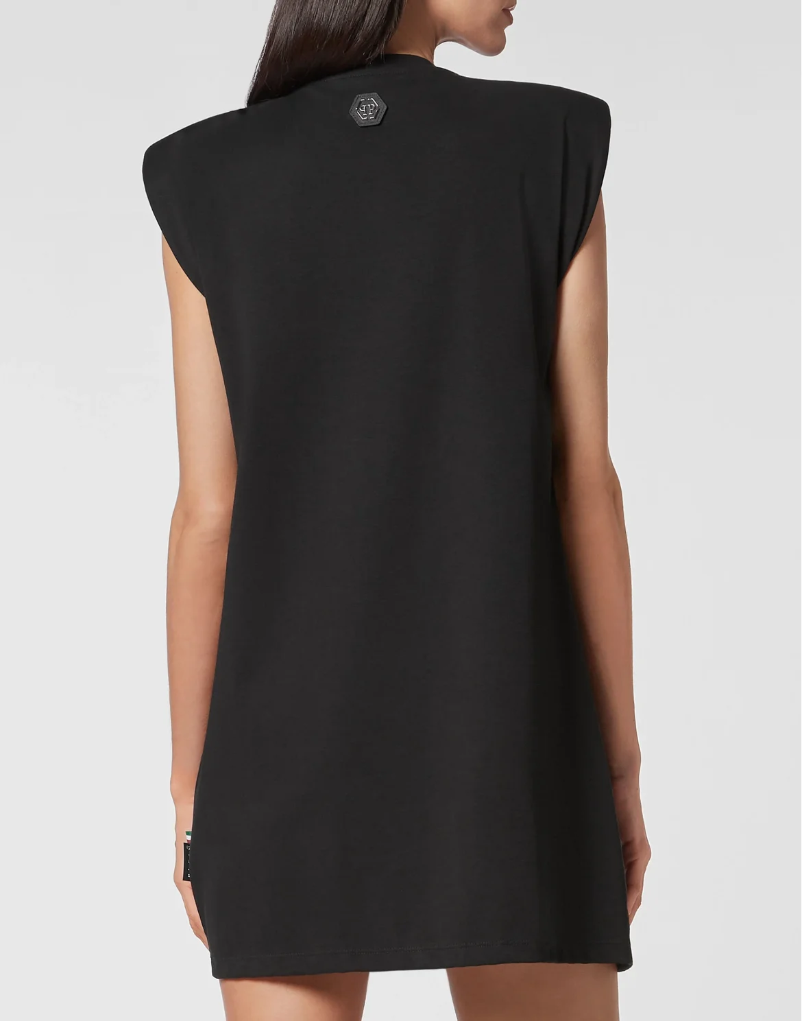 T-shirt Dress Stars with Crystals, цвет: Черный