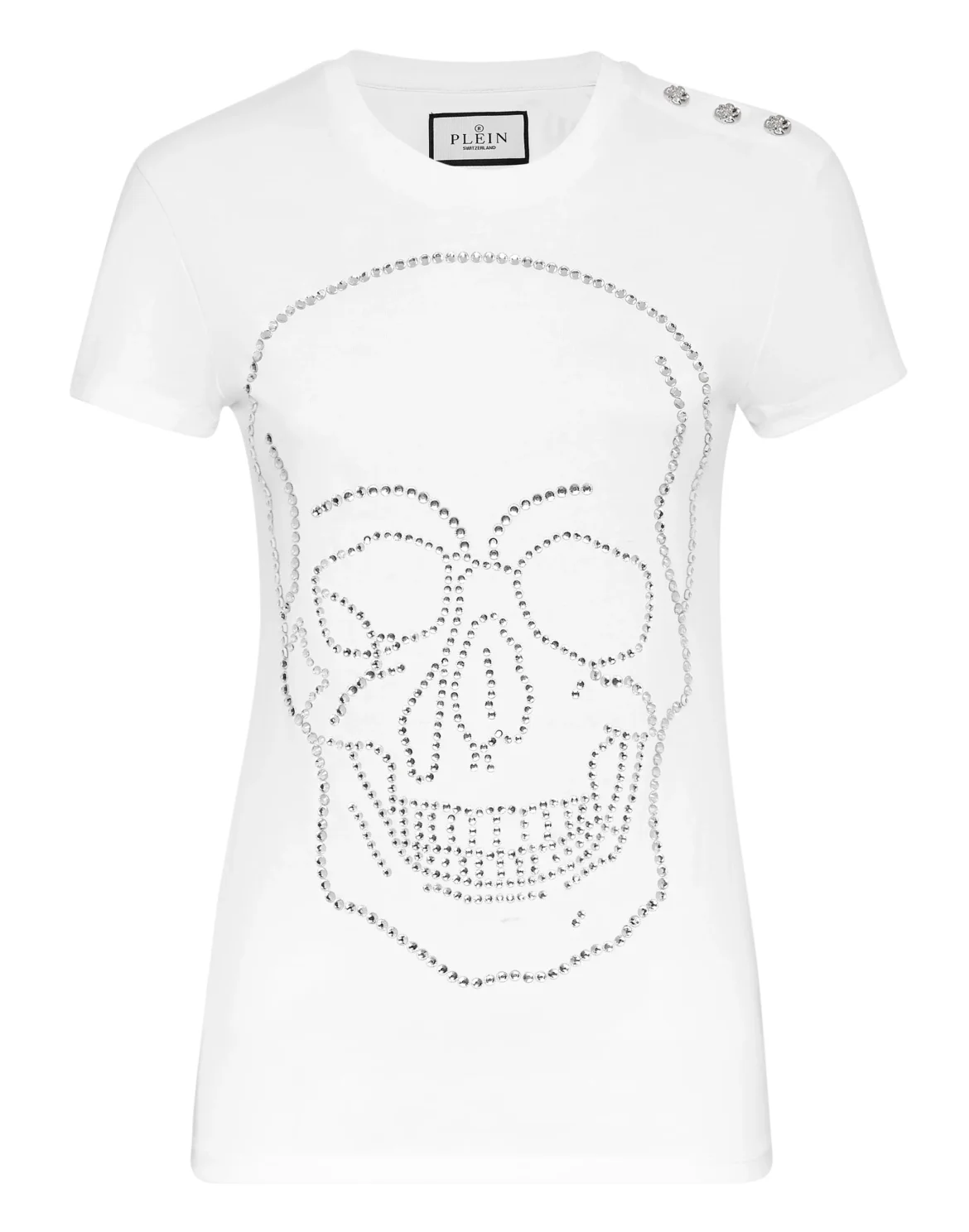 T-shirt Sexy Pure with Crystals, цвет: Белый