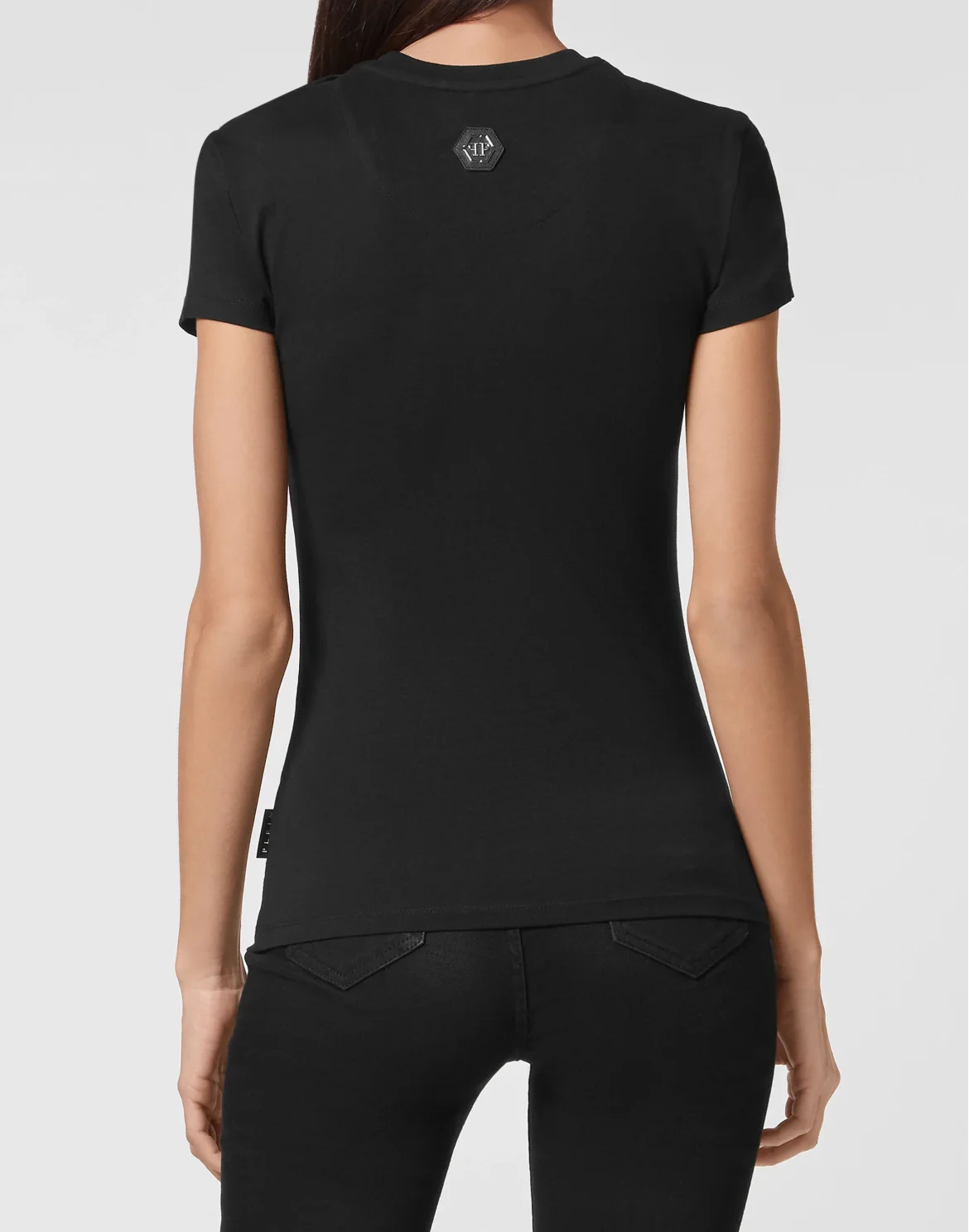 T-shirt Sexy Pure with Crystals, цвет: Черный