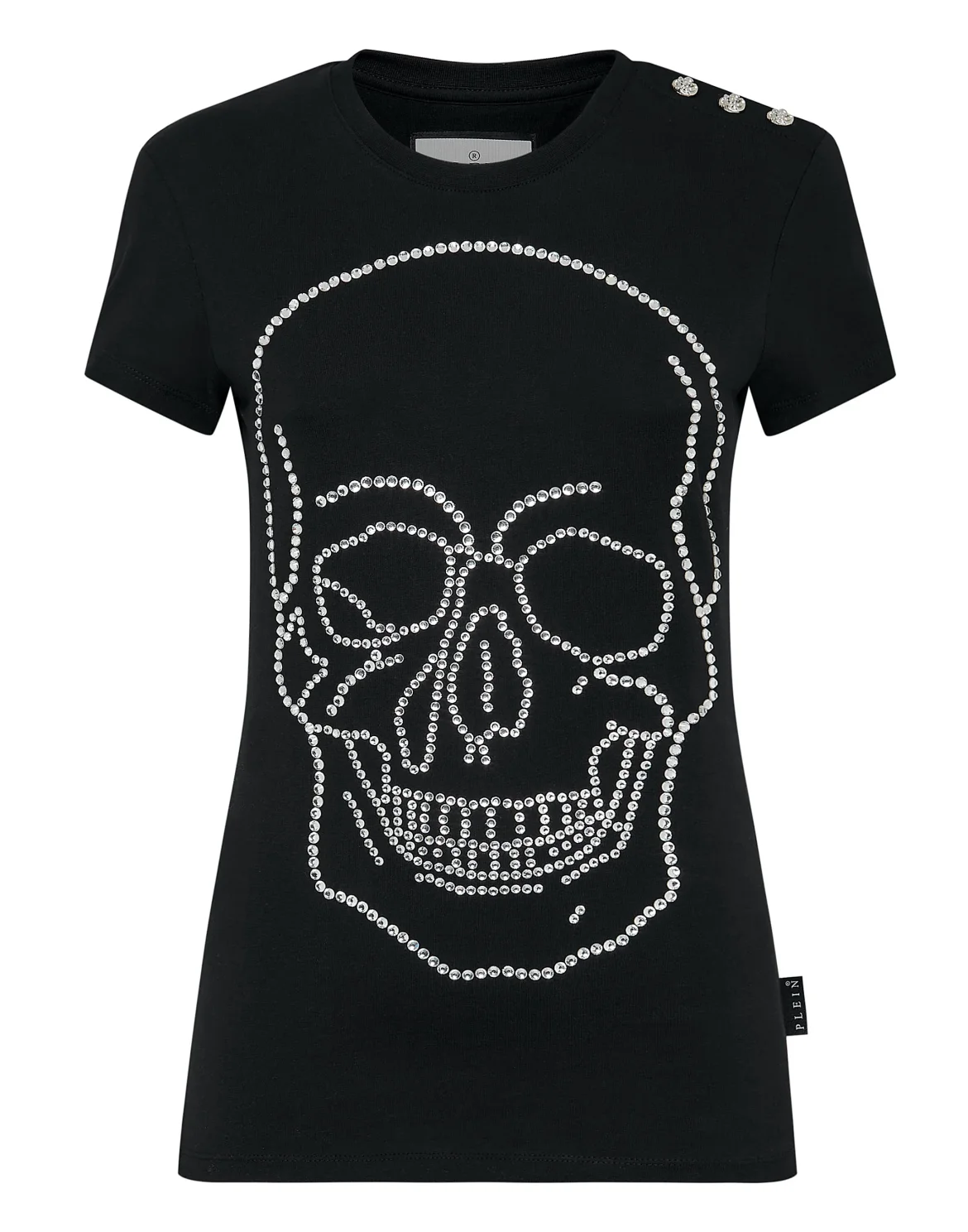 T-shirt Sexy Pure with Crystals, цвет: Черный
