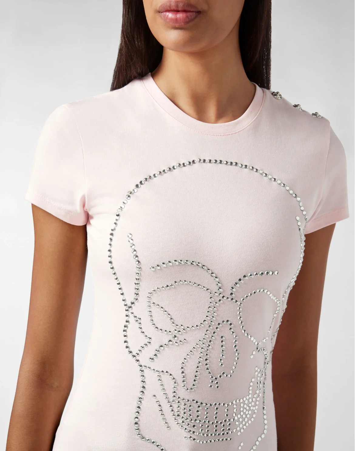 T-shirt Sexy Pure with Crystals, цвет: Розовый