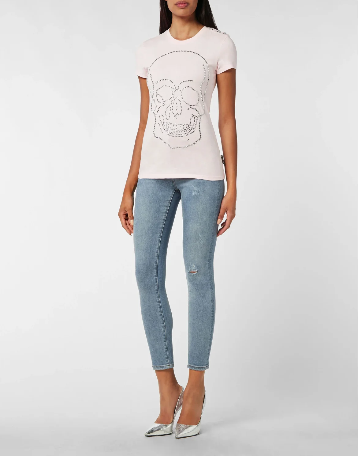 T-shirt Sexy Pure with Crystals, цвет: Розовый