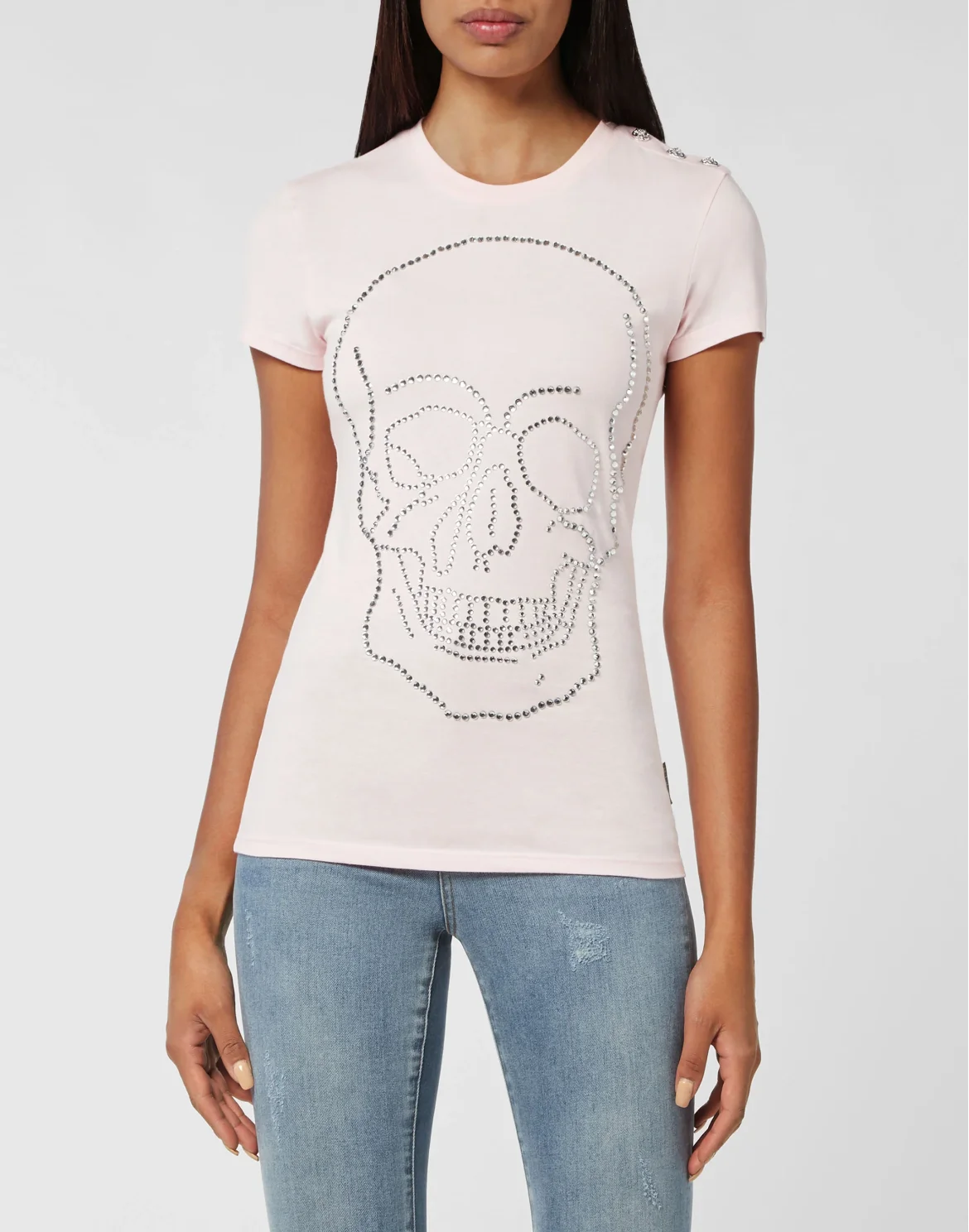 T-shirt Sexy Pure with Crystals, цвет: Розовый