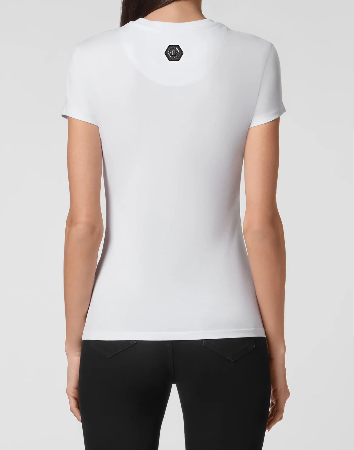 T-shirt Sexy Pure with Crystals, цвет: Белый