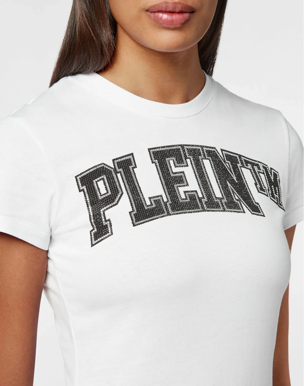 T-shirt Sexy Pure with Crystals, цвет: Белый