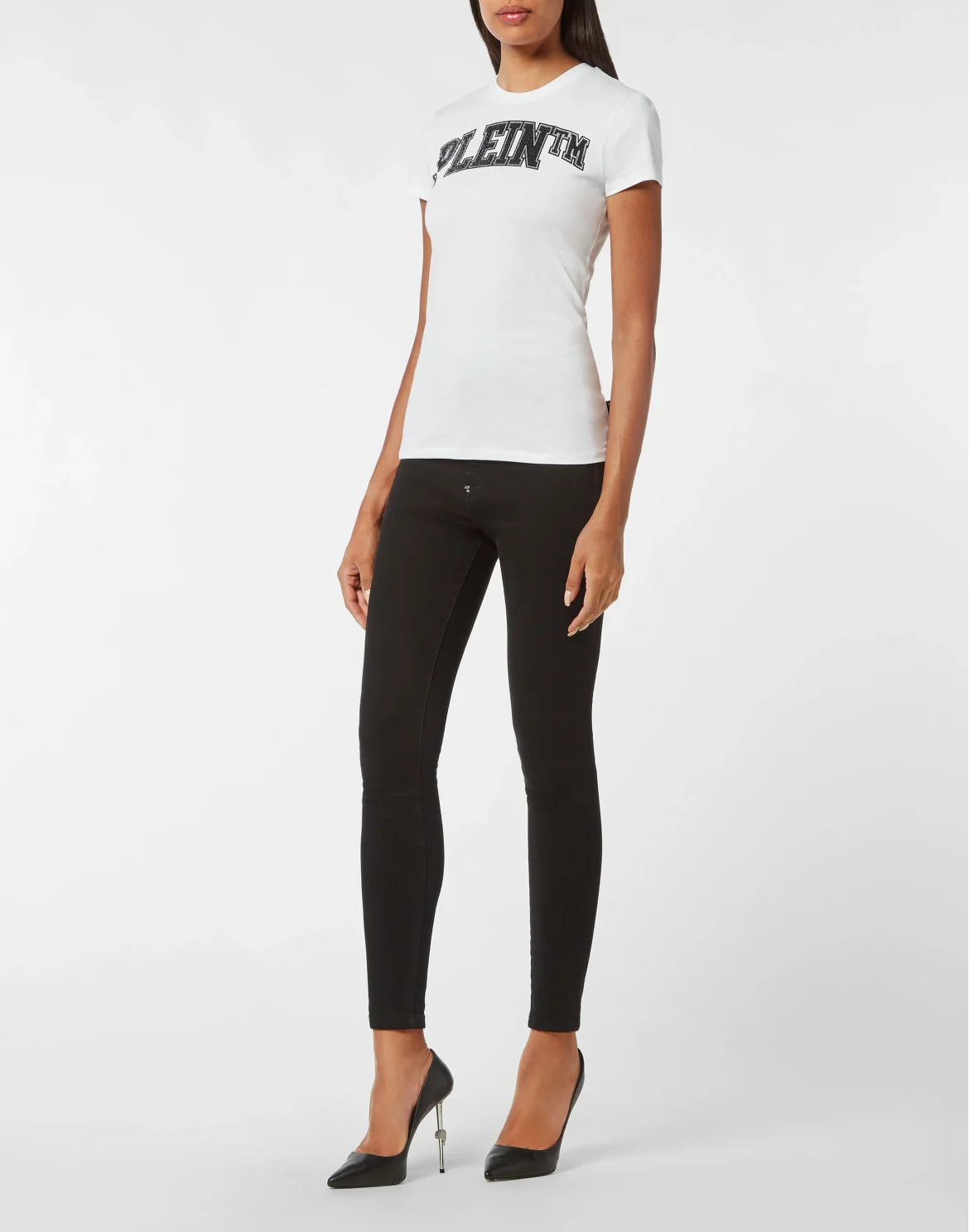 T-shirt Sexy Pure with Crystals, цвет: Белый