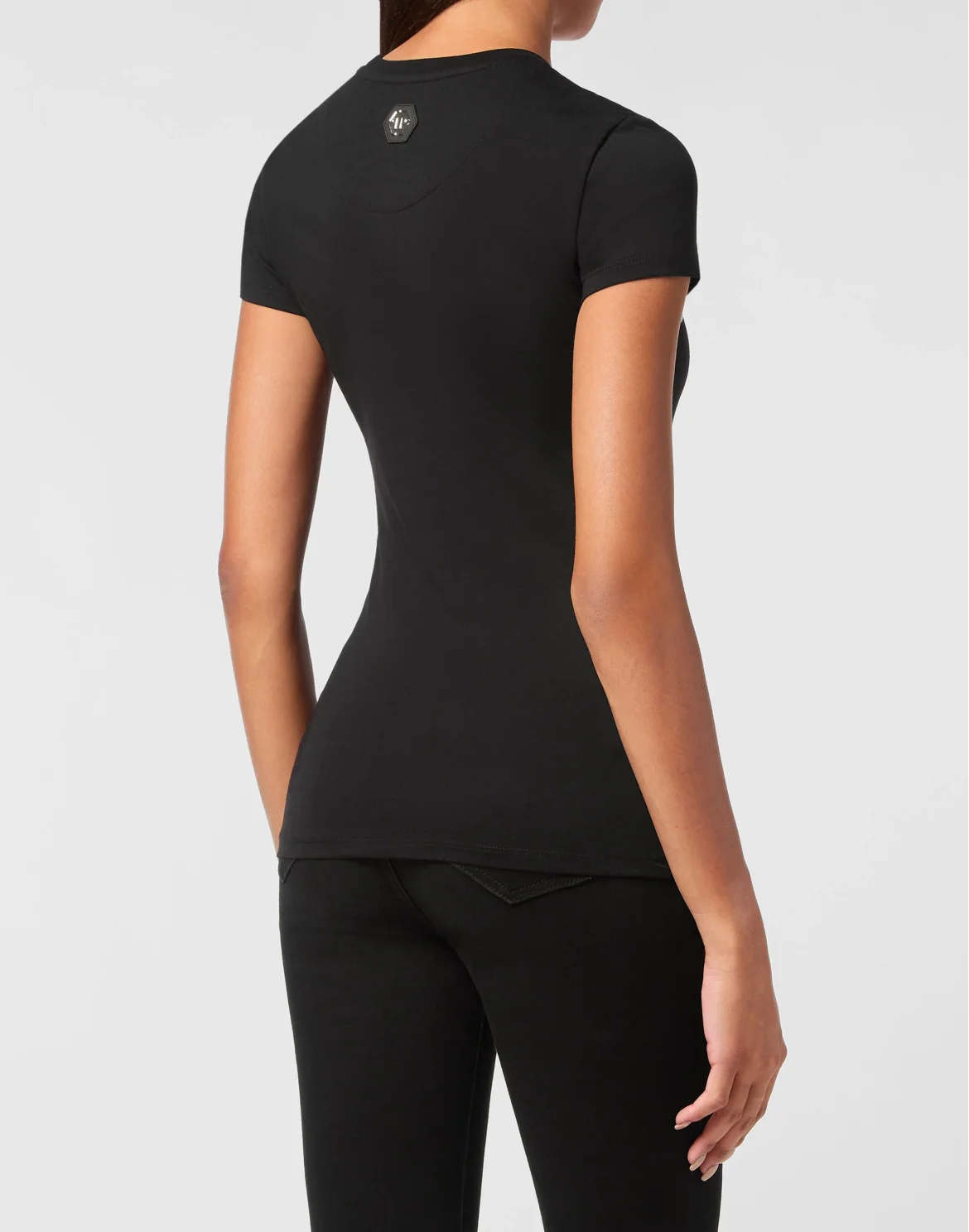 T-shirt Sexy Pure with Crystals, цвет: Черный