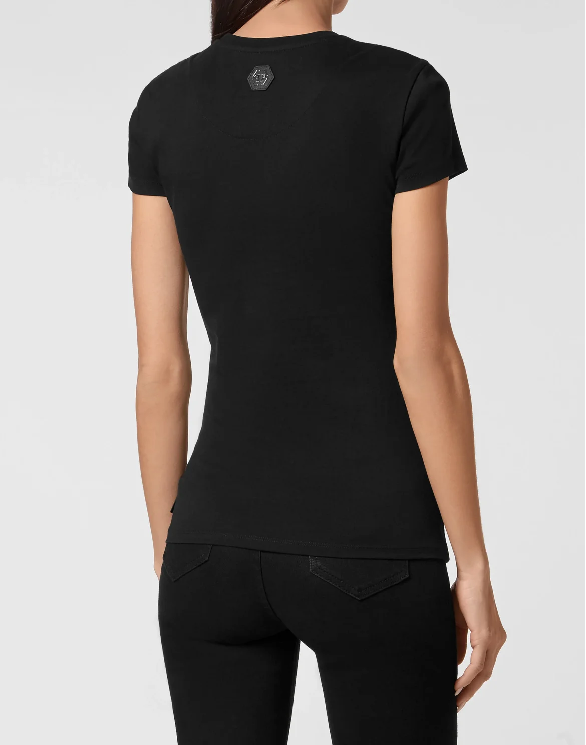 T-shirt Sexy Pure with Crystals, цвет: Черный