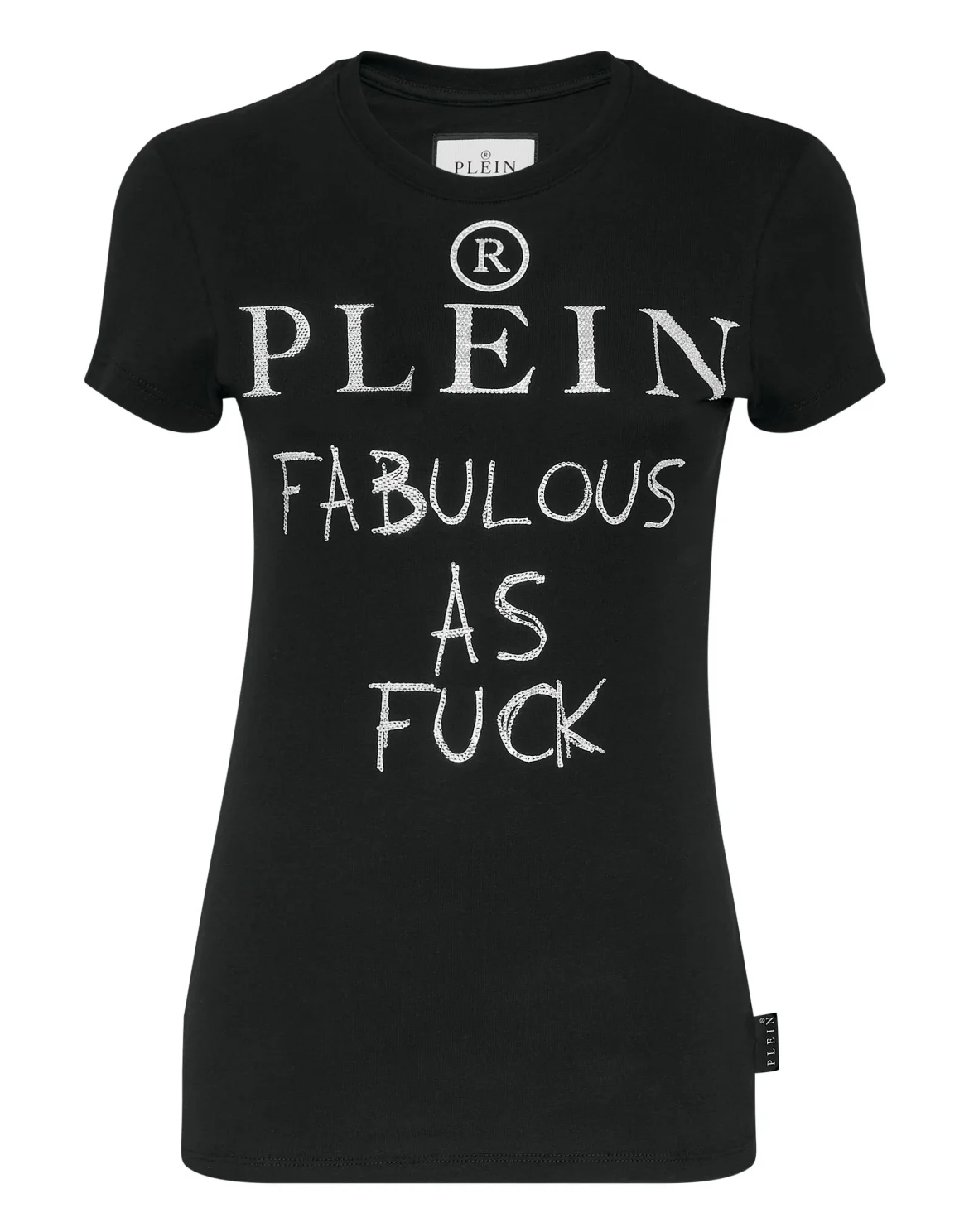 T-shirt Sexy Pure with Crystals, цвет: Черный