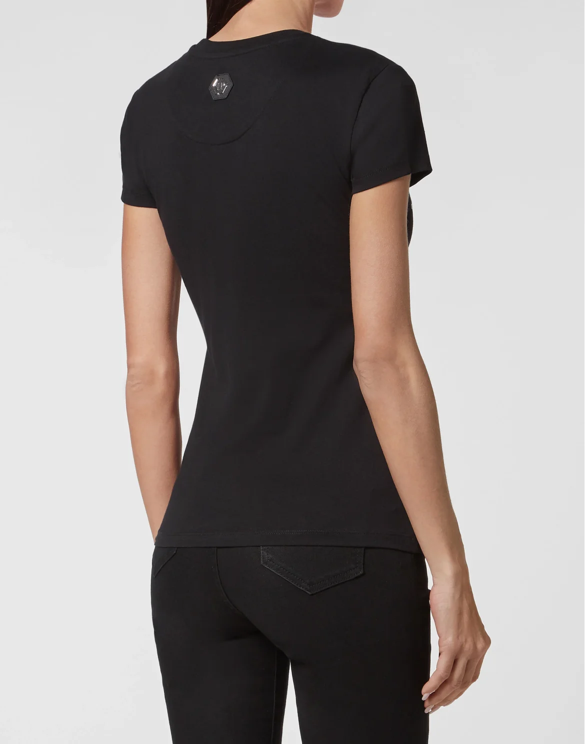 T-shirt Sexy Pure with Crystals, цвет: Черный