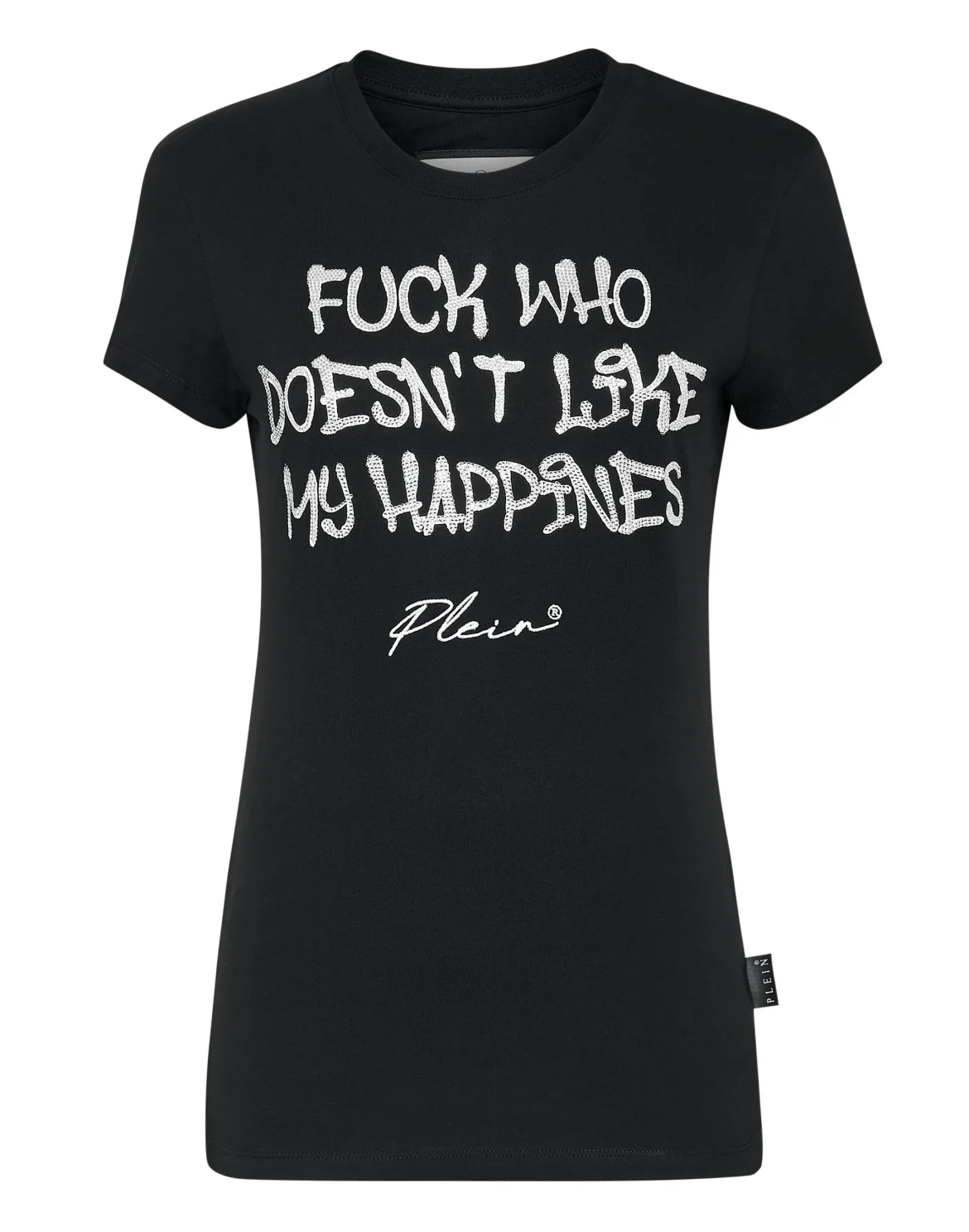 T-shirt Sexy Pure with Crystals, цвет: Черный